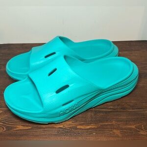 HOKA One Ora Recovery Slide 3 Turquoise Men’s 8 Women 11 Unisex Sandala